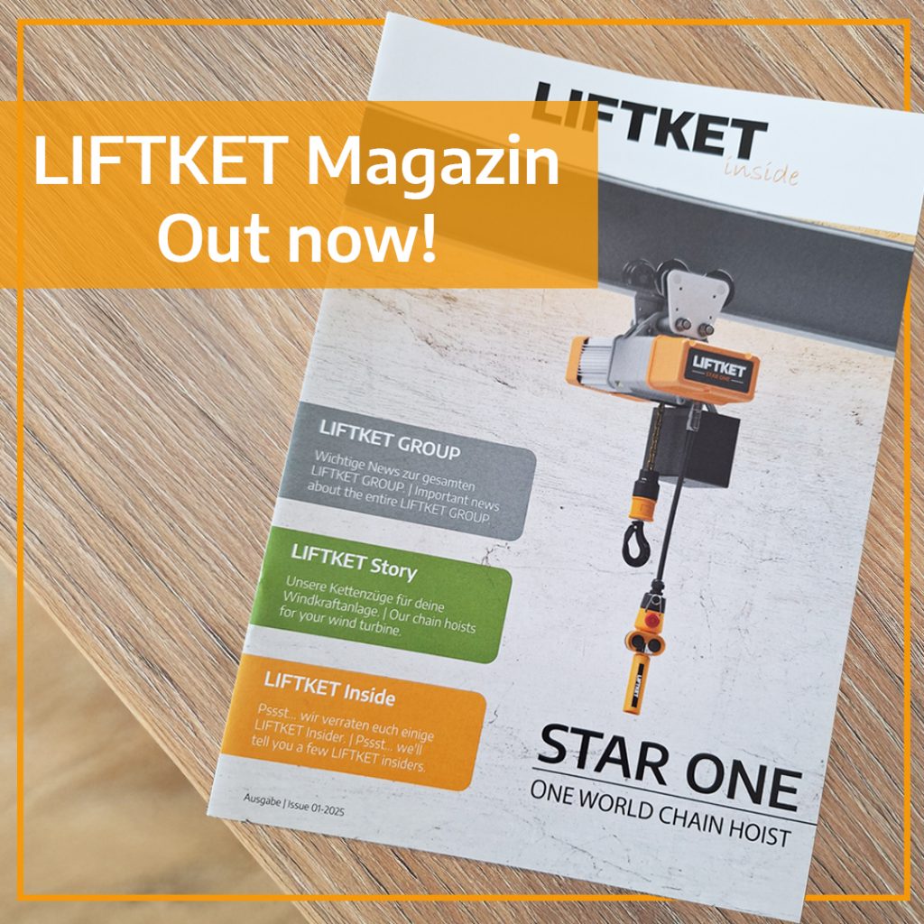 OUT NOW LIFTKET Magazine LIFTKET electric chain hoists